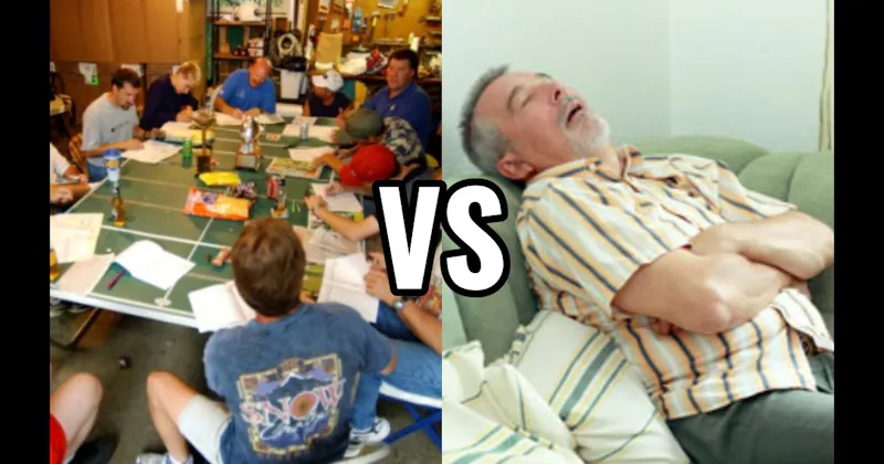 Fantasy Football vs. Napping on the Couch with the TV On