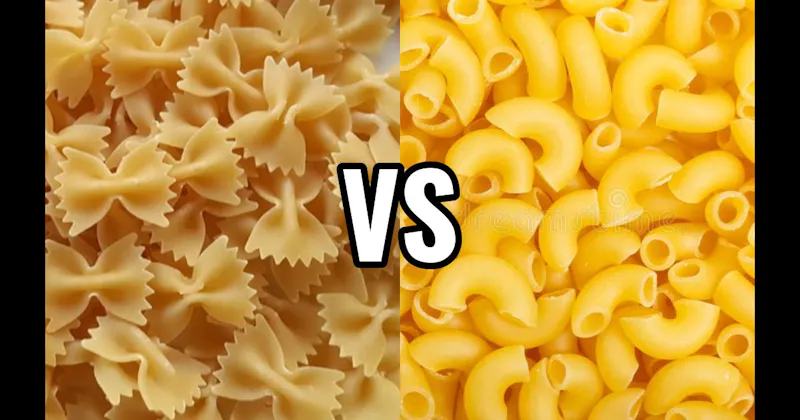 Farfalle vs. Macaroni