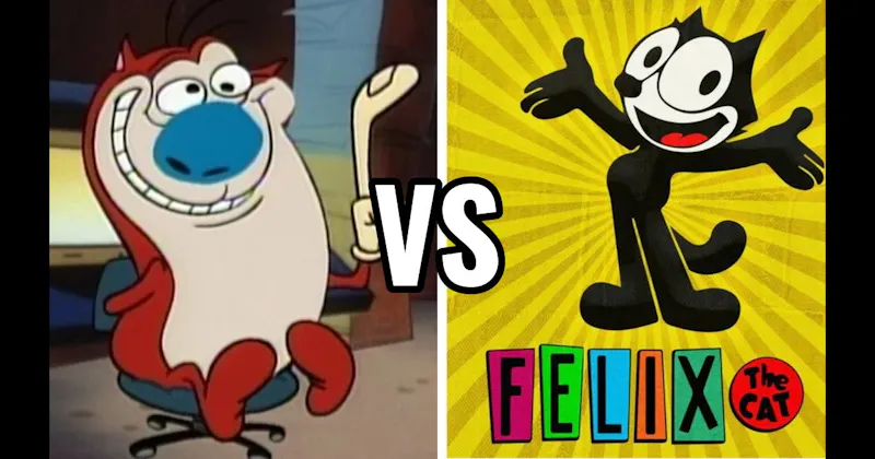 Felix the Cat vs. Stimpy (Ren & Stimpy Show)