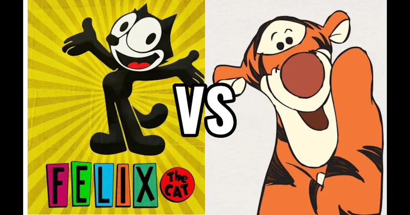 Felix the Cat vs. Tigger (Winnie the Pooh)