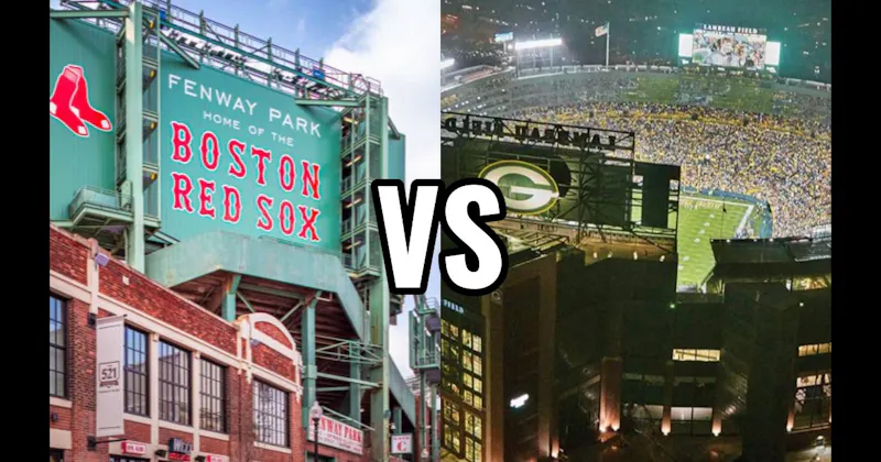 Fenway Park vs. Lambeau Field