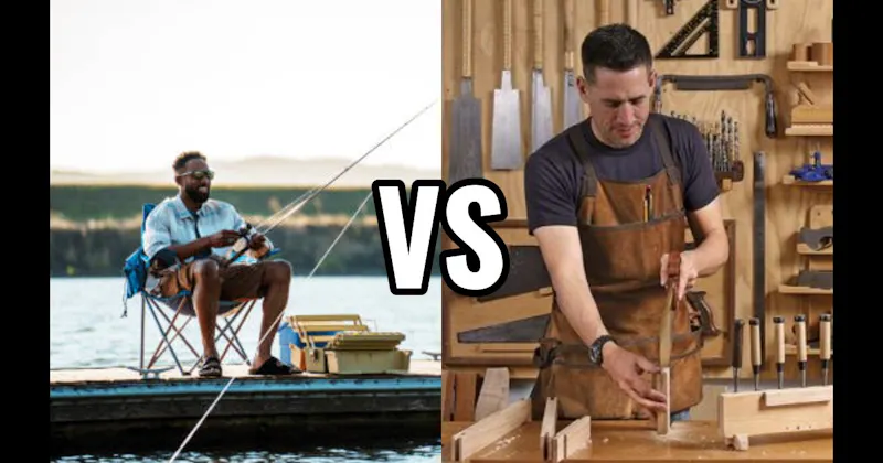 Fishing vs. Woodworking