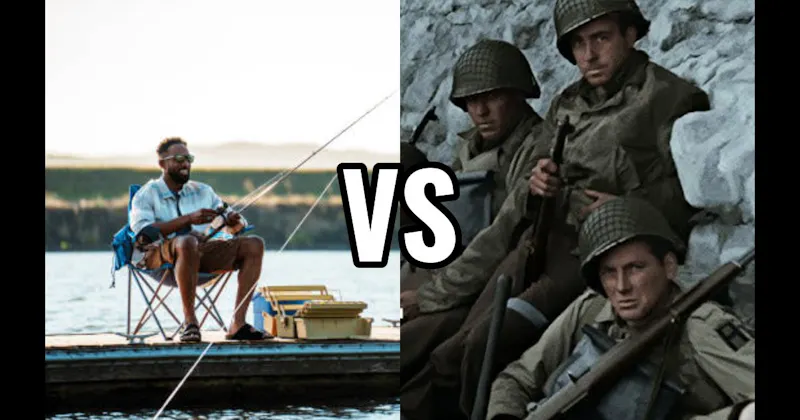 Fishing vs. World War II History