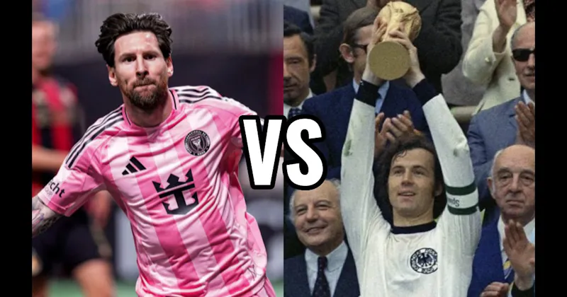 Franz Beckenbauer vs. Lionel Messi