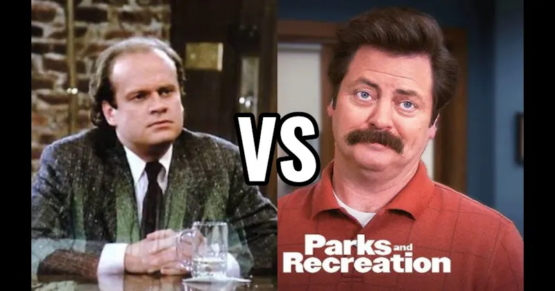 Frasier Crane (Cheers / Frasier) vs. Ron Swanson (Parks and Recreation)