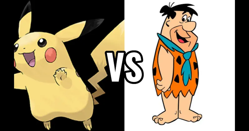 Fred Flintstone vs. Pikachu (Pokémon)