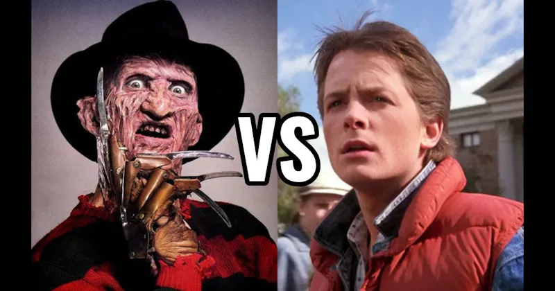 Freddy Krueger (A Nightmare on Elm Street) vs. Marty McFly (Back to the Future)