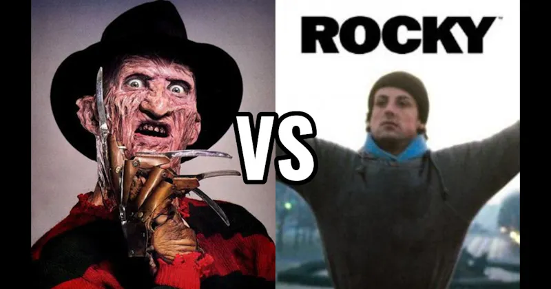 Freddy Krueger (A Nightmare on Elm Street) vs. Rocky Balboa (Rocky)