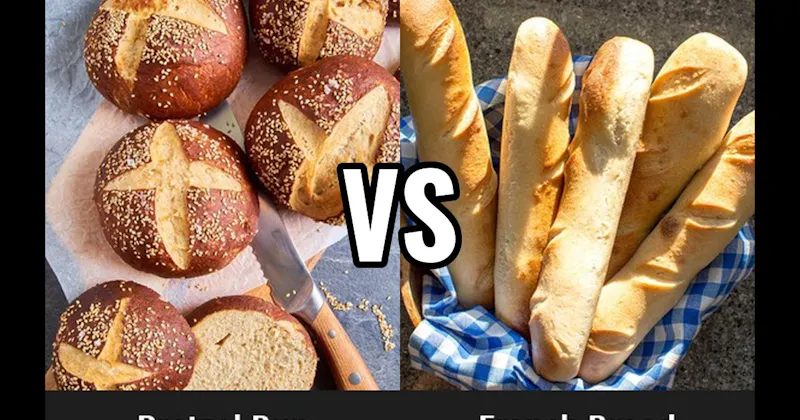 French Bread vs. Pretzel Bun