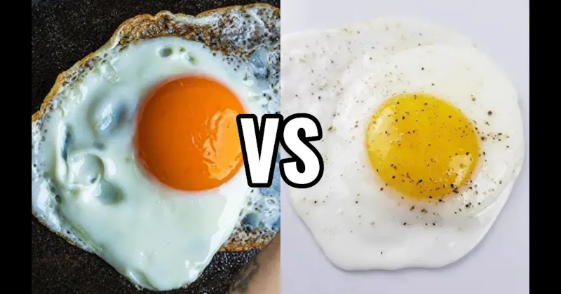 Fried Eggs vs. Sunny-Side Up Eggs