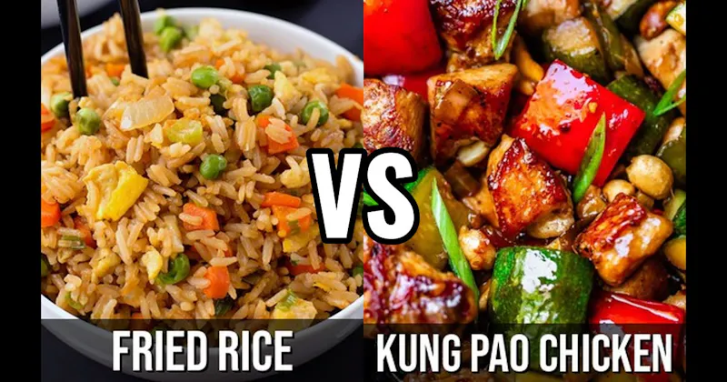 Fried Rice vs. Kung Pao Chicken