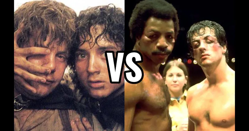 Frodo Baggins & Samwise Gamgee (Lord of the Rings) vs. Rocky Balboa & Apollo Creed (Rocky)