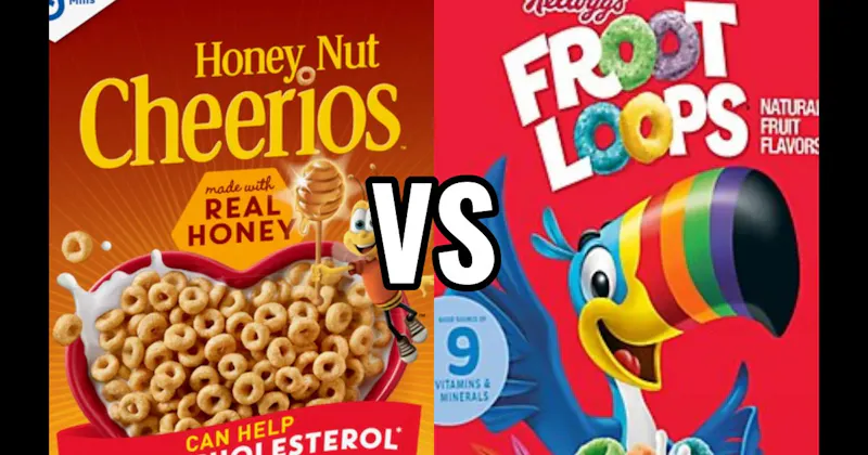 FROOT LOOPS vs. HONEY NUT CHEERIOS