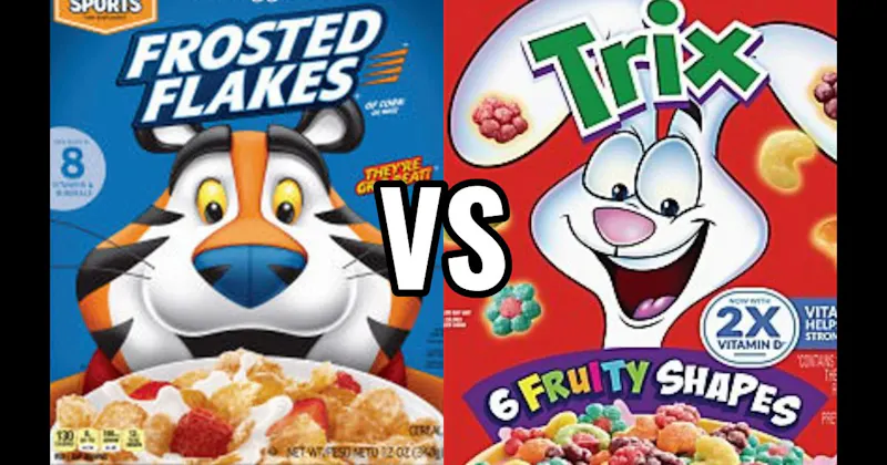 FROSTED FLAKES vs. TRIX
