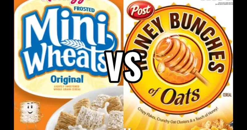 FROSTED MINI-WHEATS vs. HONEY BUNCHES OF OATS