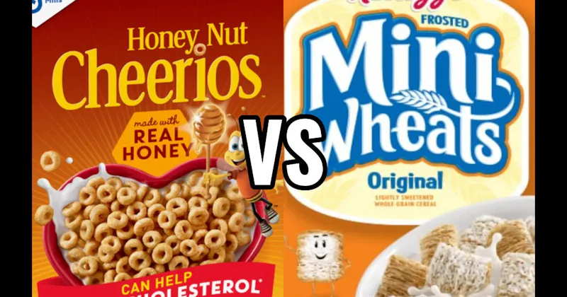 FROSTED MINI-WHEATS vs. HONEY NUT CHEERIOS