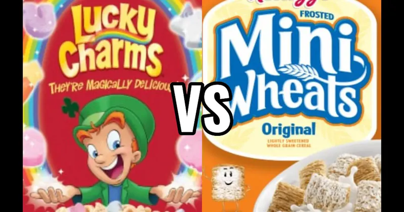 FROSTED MINI-WHEATS vs. LUCKY CHARMS
