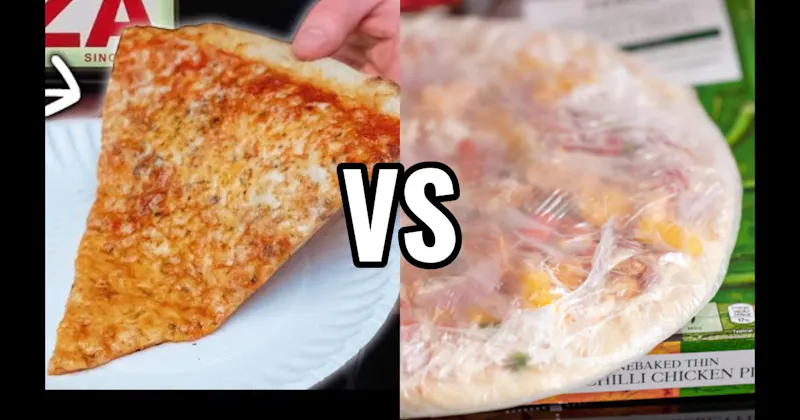 Frozen Pizza vs. New York Style Pizza