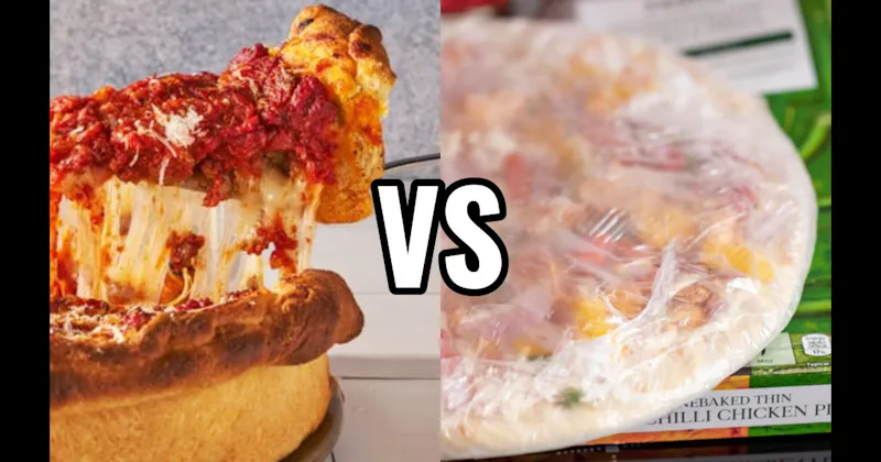 Frozen Pizza vs. Pan Pizza