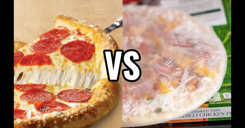 Frozen Pizza vs. Stuffed Crust Pizza