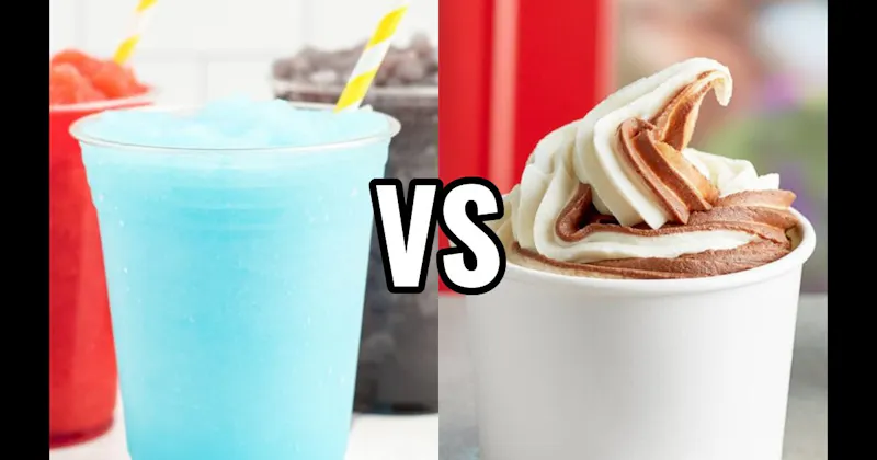 Frozen Yogurt vs. Slushies
