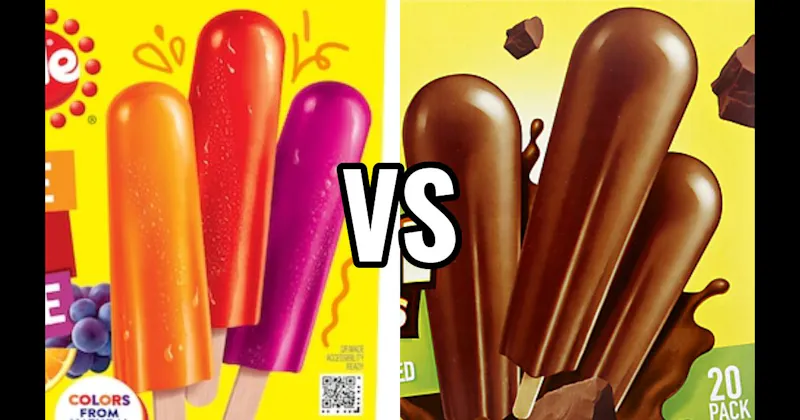 Fudgsicles vs. Popsicles