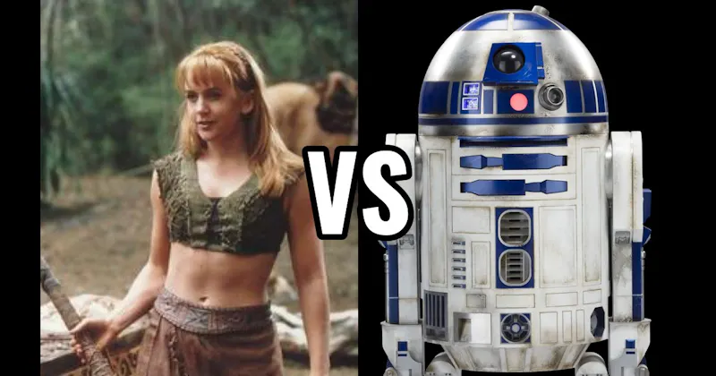 Gabrielle vs. R2-D2 (Star Wars)
