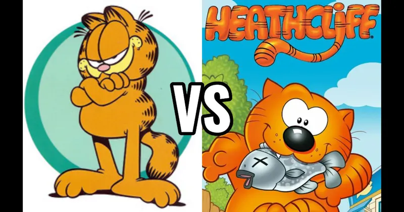 Garfield (Garfield) vs. Heathcliff