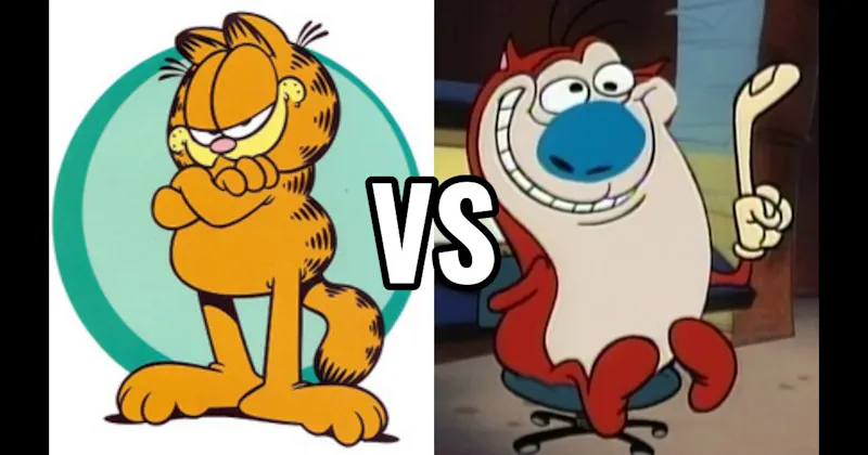 Garfield (Garfield) vs. Stimpy (Ren & Stimpy Show)
