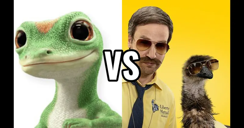 Geico Gecko vs. LiMu Emu (Liberty Mutual)