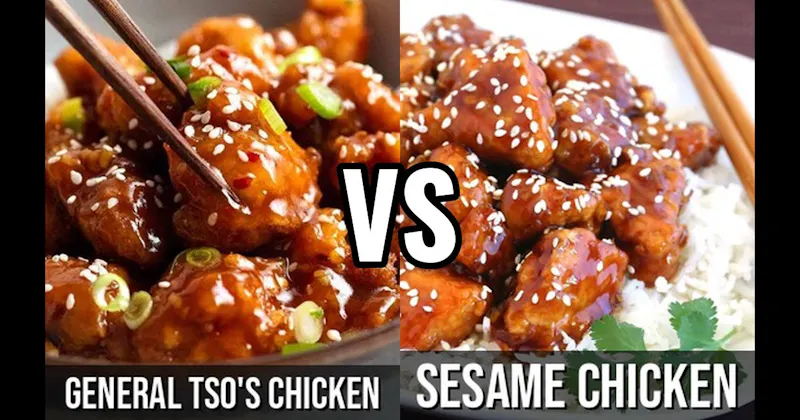 General Tso's Chicken vs. Sesame Chicken