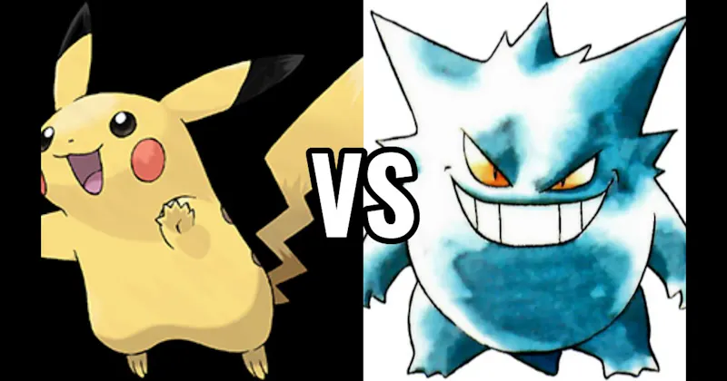 Gengar vs. Pikachu (Pokémon)