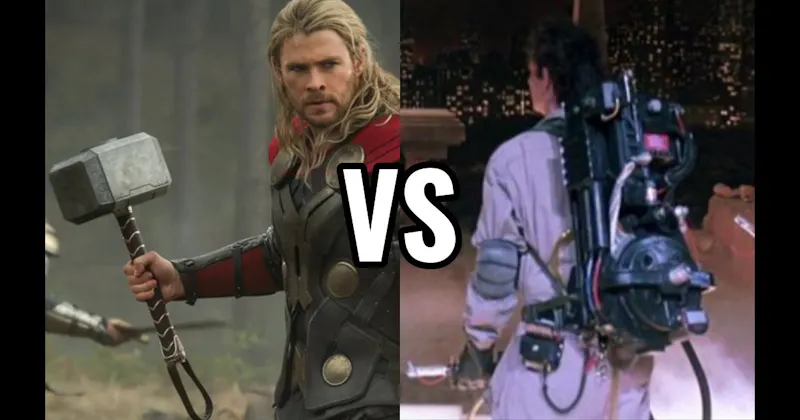 Ghostbusters Proton Pack vs. Mjolnir (Thor)