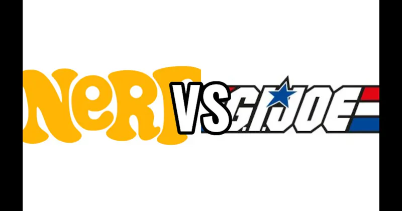 G.I. Joe vs. Nerf