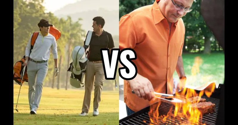 Golf vs. Grilling