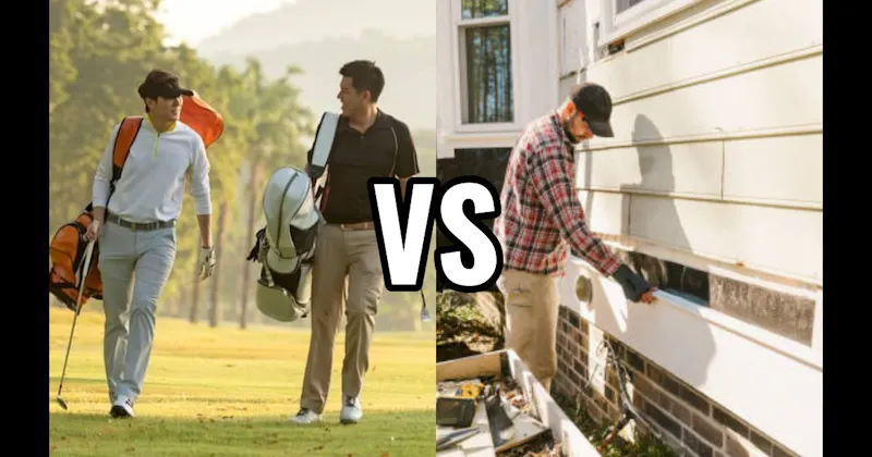 Golf vs. Home Improvement Projects