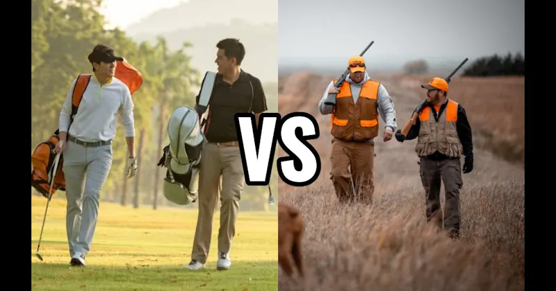 Golf vs. Hunting