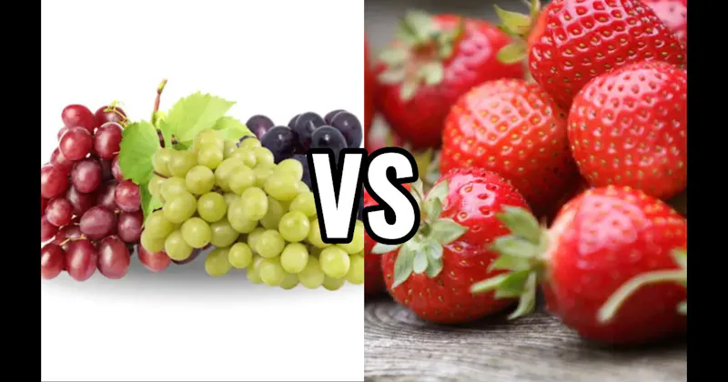 Grapes vs. Strawberry