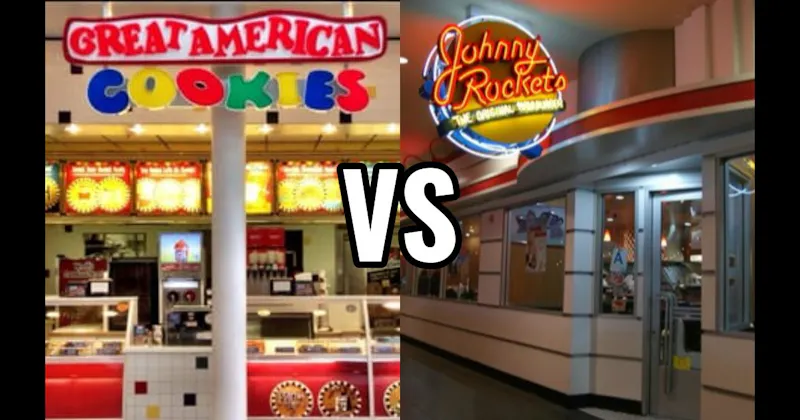 Great American Cookies vs. Johnny Rockets