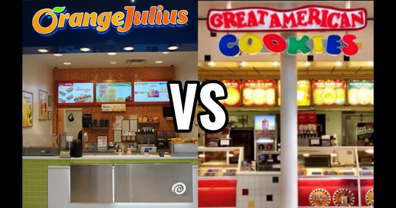 Great American Cookies vs. Orange Julius