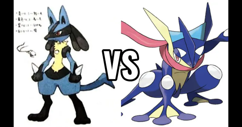 Greninja vs. Lucario