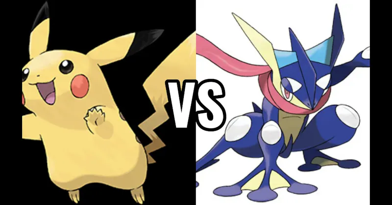 Greninja vs. Pikachu (Pokémon)