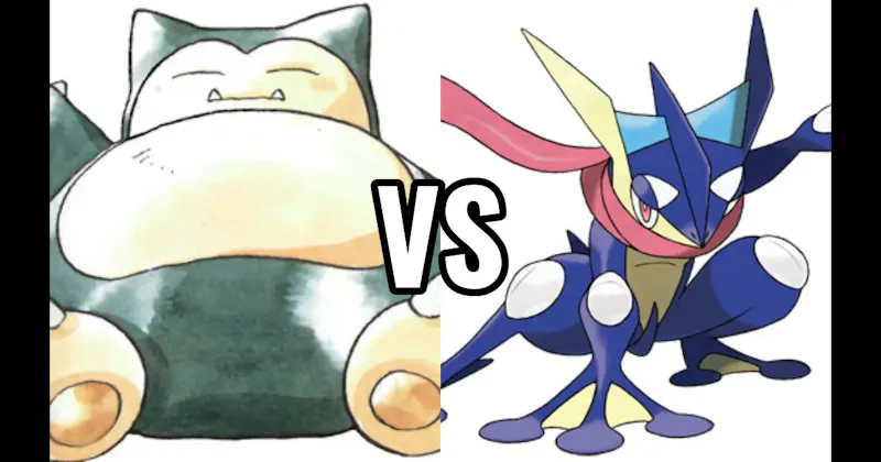 Greninja vs. Snorlax