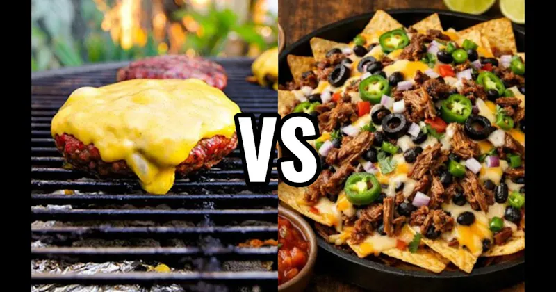 Grilled Burgers vs. Loaded Nachos