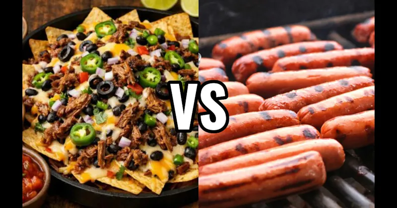 Grilled Hot Dogs vs. Loaded Nachos