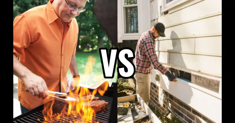 Grilling vs. Home Improvement Projects
