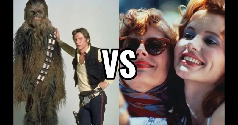 Han Solo & Chewbacca (Star Wars) vs. Thelma & Louise (Thelma & Louise)