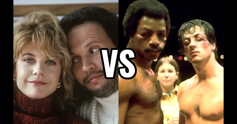 Harry Burns & Sally Albright (When Harry Met Sally) vs. Rocky Balboa & Apollo Creed (Rocky)