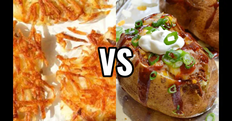 Hash Browns vs. Loaded Baked Potato