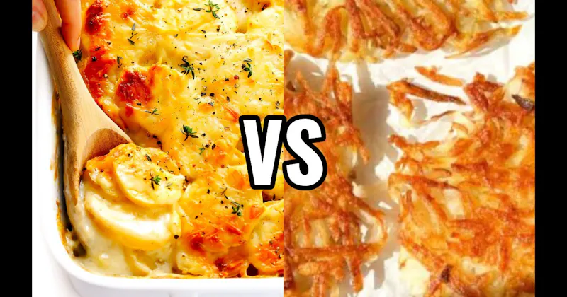 Hash Browns vs. Scalloped Potatoes